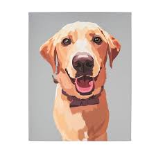 The canvas is awesome and the colors are so vibrant. Personalised Pet Canvas Print Custom Dog Cat Portrait Canvas Canvas Creatures Uk