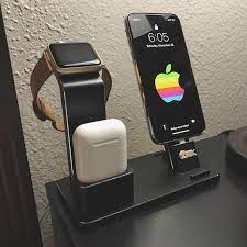 3 in 1 fast charge for apple 12. Nightstand Dock For Iphone Watch And Airpods Iphone