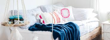 Bed hangings or bed curtains are fabric panels that surround a bed; Girls Room Refresh With Diy Hanging Bed Aimee Weaver Designs Llc