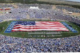 The falcon stadium features an incredible view on the outer edges of the venue. Af To Host Csu Nov 28 For Final Home Game United States Air Force Academy Air Force Academy News