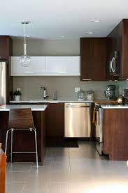 Midcentury Modern Home Renovation Higher End Cabinets With A White Ikea Cabinet To Break Up Kitchen Backsplash Designs Kitchen Remodel Galley Kitchen Remodel