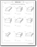 The volume and surface area of rectangular prisms with decimal numbers (a) math worksheet from the measurement worksheets page at find the surface area of 25 different rectangular prisms in this packet. Surface Area Of A Rectangular Prism Worksheets