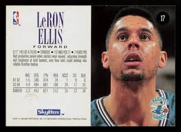 LeRon Ellis 1994-95 SkyBox Premium #17 Charlotte Hornets Basketball Card