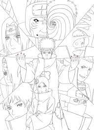 See more ideas about deidara akatsuki, akatsuki, naruto. Akatsuki Coloring Pages Free Printable Coloring Pages For Kids