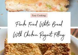 Every bite of this quick and easy chicken dish is full · roti is a popular flatbread in the regions of south america that have indian influences in their. Resep Easy Cooking Panko Fried White Bread With Chicken Ragout Indonesian Style Filling Oleh Mama Omi Cookpad