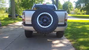 I would like to avoid the rear door/bumper tire carrier. Hitch Mounted Tire Carrier Page 2 Tacoma World