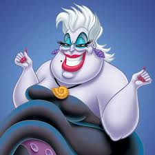 Ursula is an obese cecaelia (a mythical being with the upper body of a woman and the lower body of an octopus) with lavender skin. Fictional Females Ursula The Little Mermaid