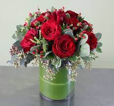 Seasonal Roses By Athletic Club Flower Shop Rose Flower Arrangements Red Flower Arrangements Red Rose Arrangements