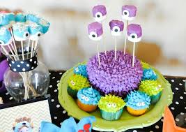 Monster Themed Baby Shower Cute Little Monster Themed Birthday Idea Baby Monster Birthday Parties Monster 1st Birthdays Little Monster Party