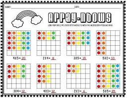 Array Nbows 4th Grade Math Multiplication Problems Math