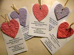 Plantable papers are a colorful, whimsical way to make place cards and favors for your wedding, baby shower, teacher appreciation gift or other special event. Pin On Wagenwood Wedding