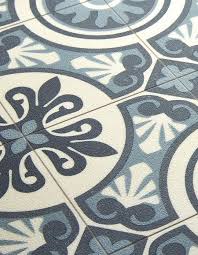 Sol Vinyle Emotion Carreau Ciment Bleu Rouleau 4 M Saint Maclou Sol Vinyle Imitation Carreaux De Ciment Carreaux Ciment