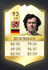 Maybe you would like to learn more about one of these? Riggers On Twitter This Was Beckenbauer Fifa 17 Card