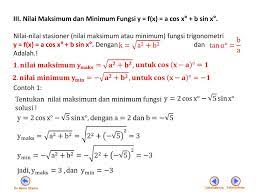 Kompas.com/risya fauziyyah pembahasan untuk mencari nilai x pada contoh soal titik balik fungsi kuadrat. Persamaan Dan Pertidaksamaan Fungsi Trigonometri Ppt Download