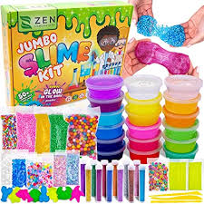 Get it as soon as wed, feb 3. Amazon Com Diy Slime Kit Toy For Kids Girls Boys Ages 5 12 Glow In The Dark Glitter Slime Making Kit Slime Supplies W Foam Beads Balls 18 Mystery Box Containers Filled Crystal