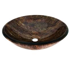 legion tempered glass vessel sink za 59
