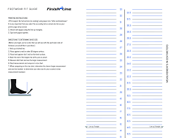 printable preschool shoe size chart templates at