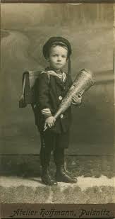 Sugar Cone Zuckertute Vintage Children Photos Vintage Sailor Vintage Portraits