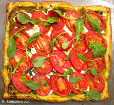 It might just be me, but i'm extremely picky with my. Recipe Summer Tart Of Roasted Tomatoes Goat Cheese Pesto Edibletcetera Fast Fabulous Food