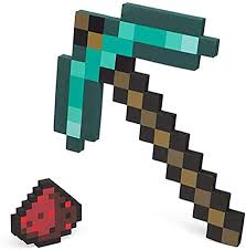 Download for different resolutions for designing purposes. Amazon Com Thinkgeek Inc Minecraft Diamond Pickaxe Y Redstone Kit De Aventura De Polvo Juguetes Y Juegos