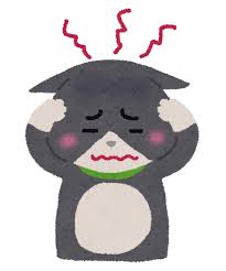 頭痛の猫のイラスト | かわいいフリー素材集 いらすとや