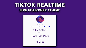 Tiktok Counter Live Follower Count In Real Time Tiktok Realtime