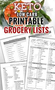 Keto Diet For Beginners With Printable Low Carb Food Lists
