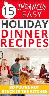 What better way to celebrate being newlyweds than to start a new tradition together. Easy Christmas Dinner Ideas Non Traditional Holiday Meal Alternatives Easy Christmas Dinner Simple Holidays Christmas Dinner