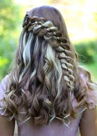 Side braided crown and low bun. 51 Chic Long Curly Hairstyles How To Style Curly Hair Glowsly