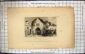 Amazon Com Antique Print Of Engraving Exterior Allington Castle Kent Thomas Wyatt Man Horse Home Kitchen The Wyatt Family My Family History Antique Prints