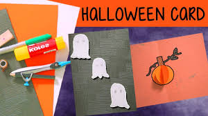 Halloween cards are great to send greetings to family and friends. Greeting Card Tutorial Scary Halloween Cards Simple Diy Youtube