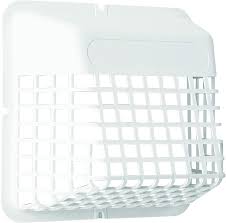 Hinged access guard for easy cleaning. Amazon Com Deflecto Defubgwl Universal Bird Guard Fits 3 To 4 Vents White Ubgwl Home Improvement