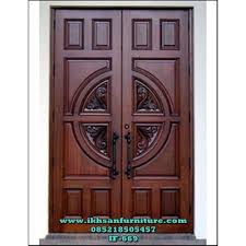 Terutama pada bagian depan rumah, dimana setiap sudutnya haruslah dirancang secara baik. Jual Pintu Rumah Model Ukir Kayu Jati Super Pintu Rumah Model Terbaru Jati Kab Jepara Ikhsan Furniture Tokopedia