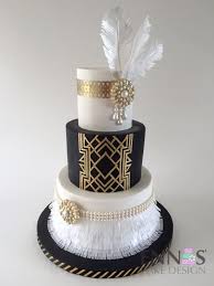 Art Deco Black And Gold Drip Cake Great Gatsby Art Deco Wedding Cake Great Gatsby Cake Gatsby Cake