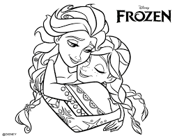 Elsa Y Ana Para Colorear