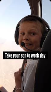 It was take your son to work day