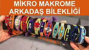 Mikro Makrome Arkadas Bilekligi Nasil Yapilir Sizlerle Bu Calismamiz Ile Makrome Yapmaya Baslayacagiz Ben Ipler Ile Oy Arkadaslik Bilekligi Boncuk Arkadaslar