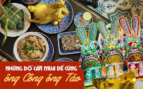 Cách chuẩn bị mâm cỗ cúng ông công, ông táo chu đáo nhất. Nen Ä'áº·t Mam CÆ¡m Cung Ong Cong Ong Tao á»Ÿ Ä'au