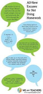 Cute And Creative Homework Excuses Teacher Humor We Are Teachers Do Homework