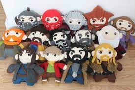 Hobbit Plushies Preorder 56 Fleece Stuffing Hot Glue Love Feb11 80sales 4480 The Hobbit Geek Crafts Plushies