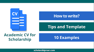 Today we give an example of cv with our explanation and which elements are important. How To Write Academic Cv For Scholarship 10 Examples Scholarship Roar