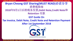 Knowing more about the credit memos from banks. Bryan Cheong Gst Syntax Technologies Sdn Bhd Facebook