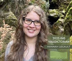 Meet 2025 KHS Valedictorian, Hannah Legault! ✨🎓 "When I arrived for  Freshman orientation, I dealt with the awkwardness by making jokes about  the geese