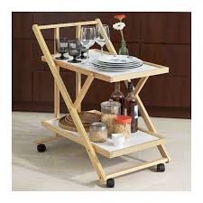 Su encanto singular y excelente practicidad las han convertido otra vez en tendencia. Sobuy Carrito De Cocina Plegable Camarera Para Bebidas Con 2 Bandejas Y 4 Ruedas Fkw52 Wn