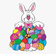 Easter Bunny Face Clipart - Easter Bunny With Eggs Clipart, HD Png ...