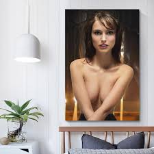 Amazon.com: ZaLiX Natalie Portman Sexy Art Canvas Bedroom Decor  08x12inch(20x30cm) Unframe-style: Posters & Prints