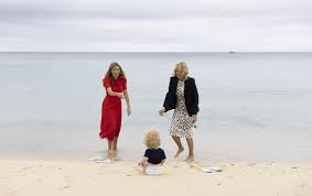 Their son was born in april 2020. In Photos Jill Biden And Carrie Symonds Go Out To The Beach With The Johnson S Baby The Limited Times