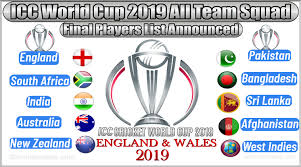The big change in this 12th edition of the cricket world cup is that there is a single group of 10 teams: Cricket World Cup 2019 Full Squad List Of All 10 Teams Glimmernews Com