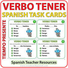 tener present tense worksheets teaching resources tpt