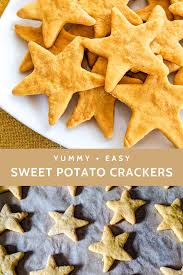 Sweet Potato Crackers Recipe Easy Healthy Recipe For Kids Sweet Potato Crackers Sweet Potato Crackers Recipe Cracker Recipes